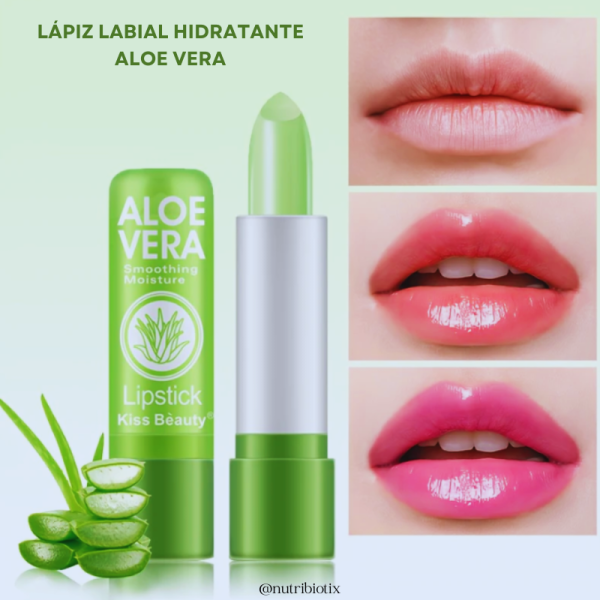 Bálsamo Labial Termocrómico Aloe Vera Kiss Béauty - Image 2