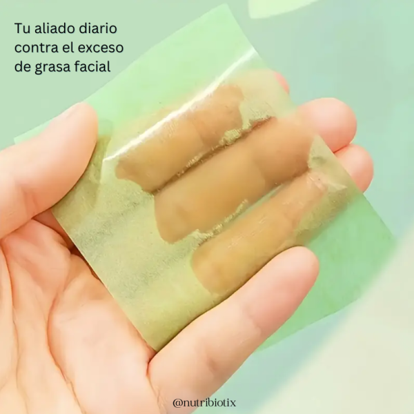 Papel Absorbente Control Brillo Facial - Image 3