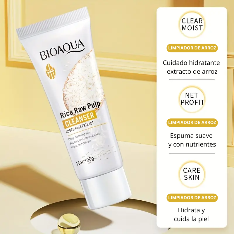 Jabón Facial de Arroz Bioaqua - Image 2