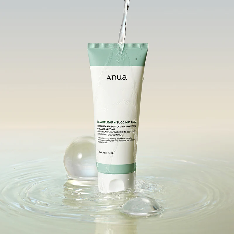 Anua Espuma Limpiadora Heartleaf Succinic Moisture Cleansing Foam - Image 2